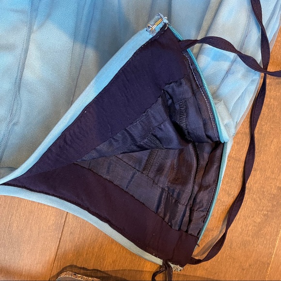 Designer blue ombré lehenga - Picture 11 of 13